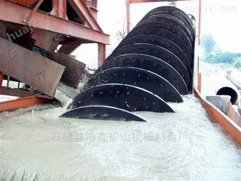螺旋洗砂机水泥厂泥粉脱水分级设备