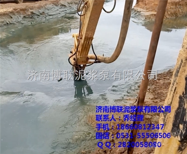 挖机污泥泵国外*，清淤效率高