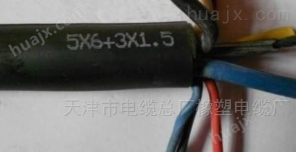 YCW-J橡套电缆3X25+1X16加强型电缆