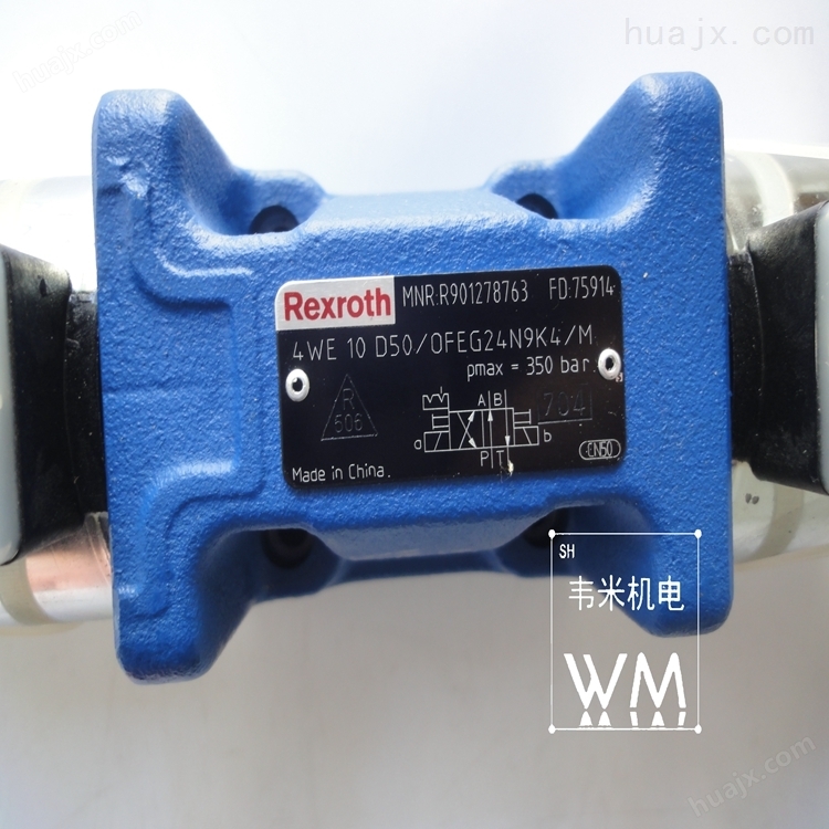 Rexroth带弹簧复位电磁阀4WE10D3X/CG24N9K4