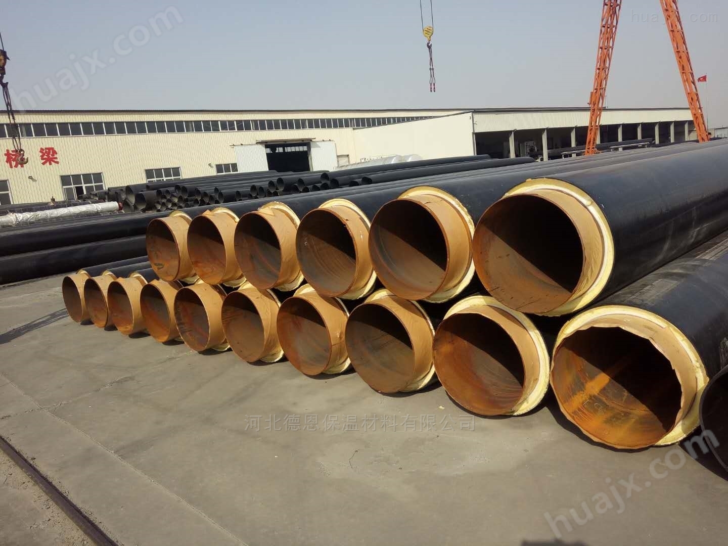 硅酸铝复合保温材料预制蒸汽管道成品管